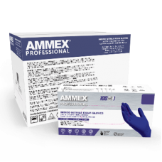 AMMEX Indigo Nitrile PF Exam Gloves